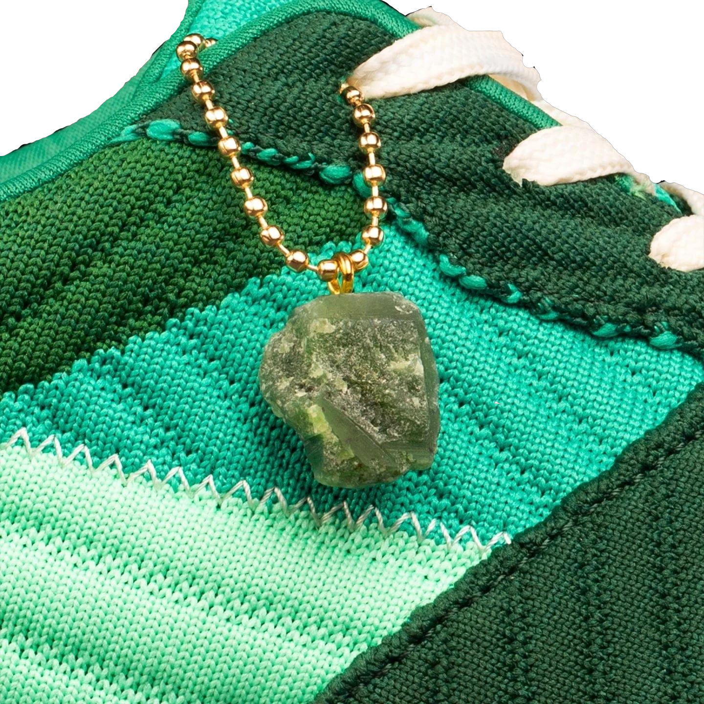 Grüne Fuego Jade Dance Sneakers von Fuego Dance Shoes, die den markanten Stil von Jade Chynoweth in Grün und Blaugrün widerspiegeln.